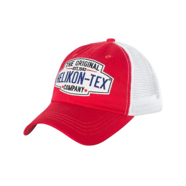 Helikon-Tex Trucker Keps Cotton Twill Röd/Vit - Bild 2