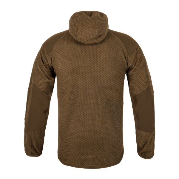 Helikon-Tex ALPHA HOODIE Jacket Grid Fleece Svart - Bild 3