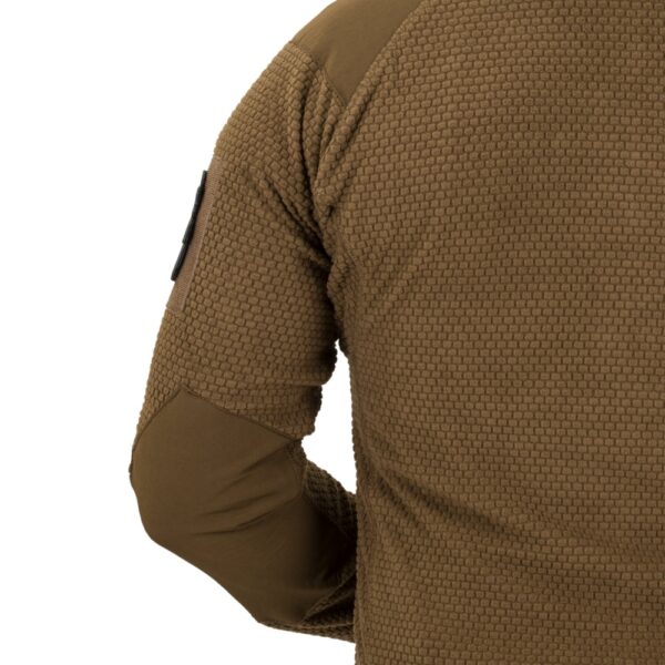 Helikon-Tex ALPHA HOODIE Jacket Grid Fleece Svart - Bild 8