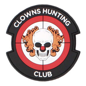 Patch 3D PVC Clowns Hunting Club