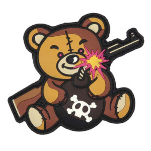 Patch 3D PVC Teddy Bear Bomb