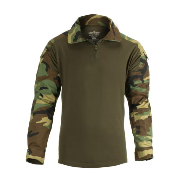 Invader Gear Combat Shirt Woodland Camo - Bild 4