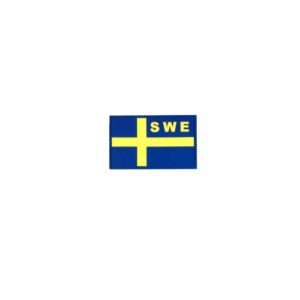 SWE PVC Patch 4cm Blå/Gul