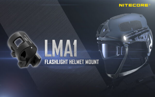 Nitecore LMA1 Helmet mount - Bild 3