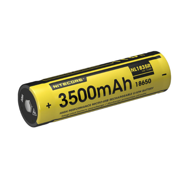 Nitecore NL1835R Batteri 18650 USB-C - Bild 2
