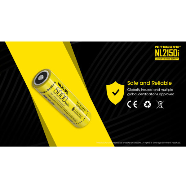 Nitecore NL2150i Batteri 21700i - Bild 11