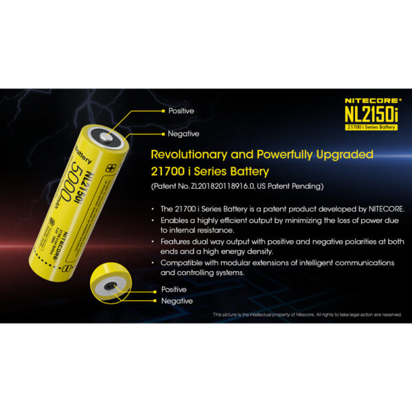 Nitecore NL2150i Batteri 21700i - Bild 5