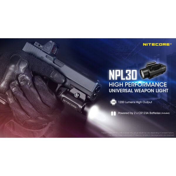 Nitecore NPL30 Vapenlampa - Bild 7