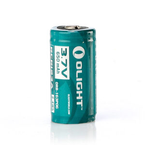 Alternative view of Olight CR123A Laddningsbara