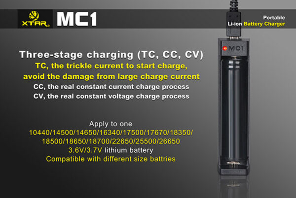 Xtar MC1 Laddare USB - Bild 5