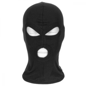 Alternative view of Balaclava 3 hål Svart