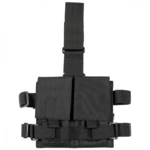 Alternative view of Dubbel magasinbenplatta Svart