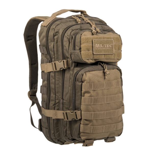 Miltec Ranger Assault Ryggsäck S Grön/Tan - Bild 2