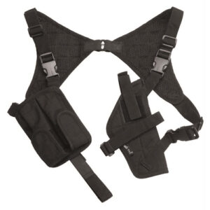 Miltec Axelhölster och magasinhållare, Svart