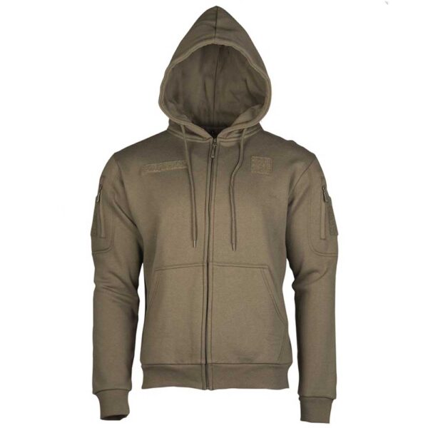 Miltec Tactical Hoodie, Ranger Green - Bild 2