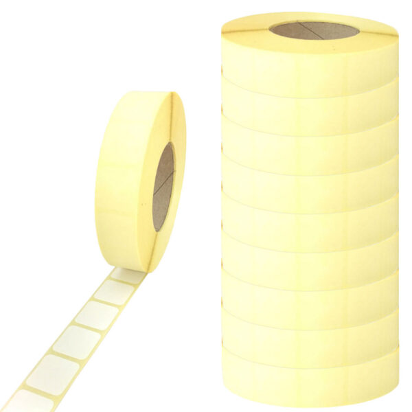 Täcklappar Kritvit 17x17mm 10-pack - Bild 2