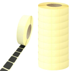 Alternative view of Täcklappar Svart 17x17mm 10-pack