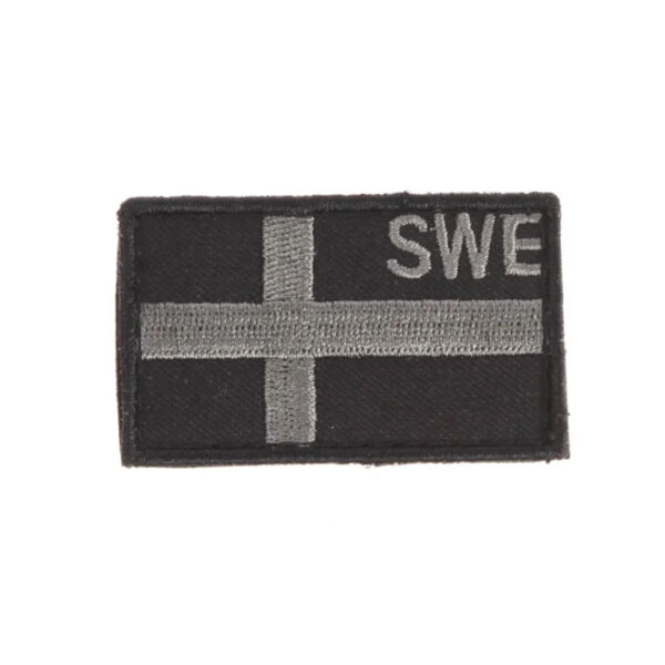 Snigel Patch Sverige liten Svart