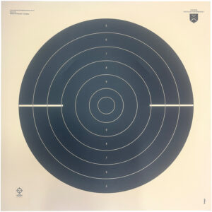 Pistoltavla 25m Snabbpistol 60x60cm
