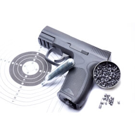 Hur fungerar en kolsyrepistol? 1 Kolsyrepistol