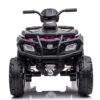 Atv for barn med plogblad 24v 320w rosa 13