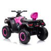 Atv for barn med plogblad 24v 320w rosa 14
