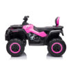 Atv for barn med plogblad 24v 320w rosa 16