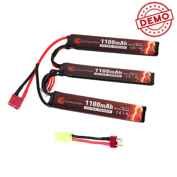 Evolution li-po ultra power 11. 1v 1100mah demo exemplar