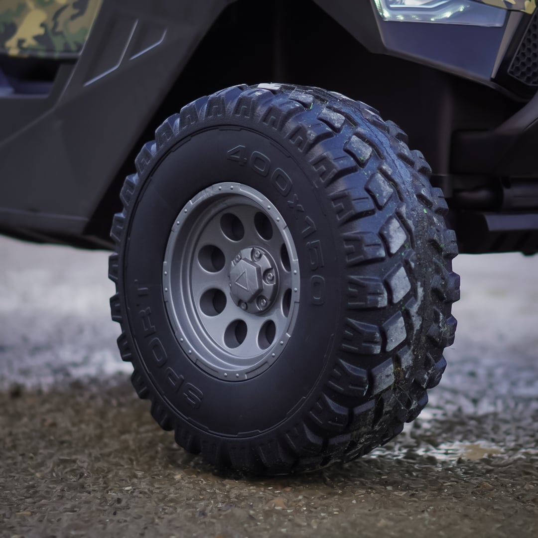 Buggy XXL UTV för Barn 500W 24V 14Ah Camo - Bild 10