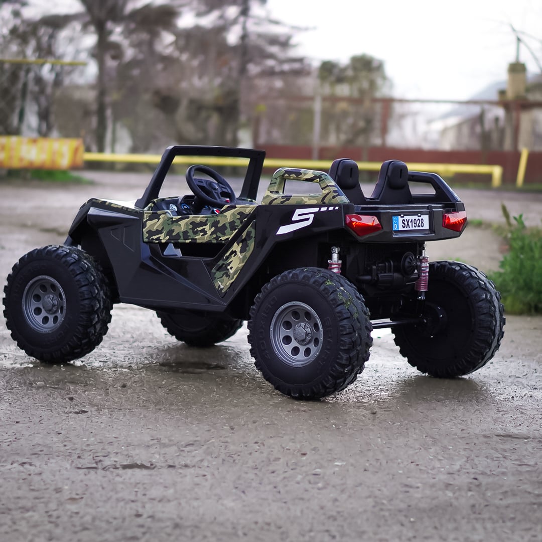 Buggy XXL UTV för Barn 500W 24V 14Ah Camo - Bild 5