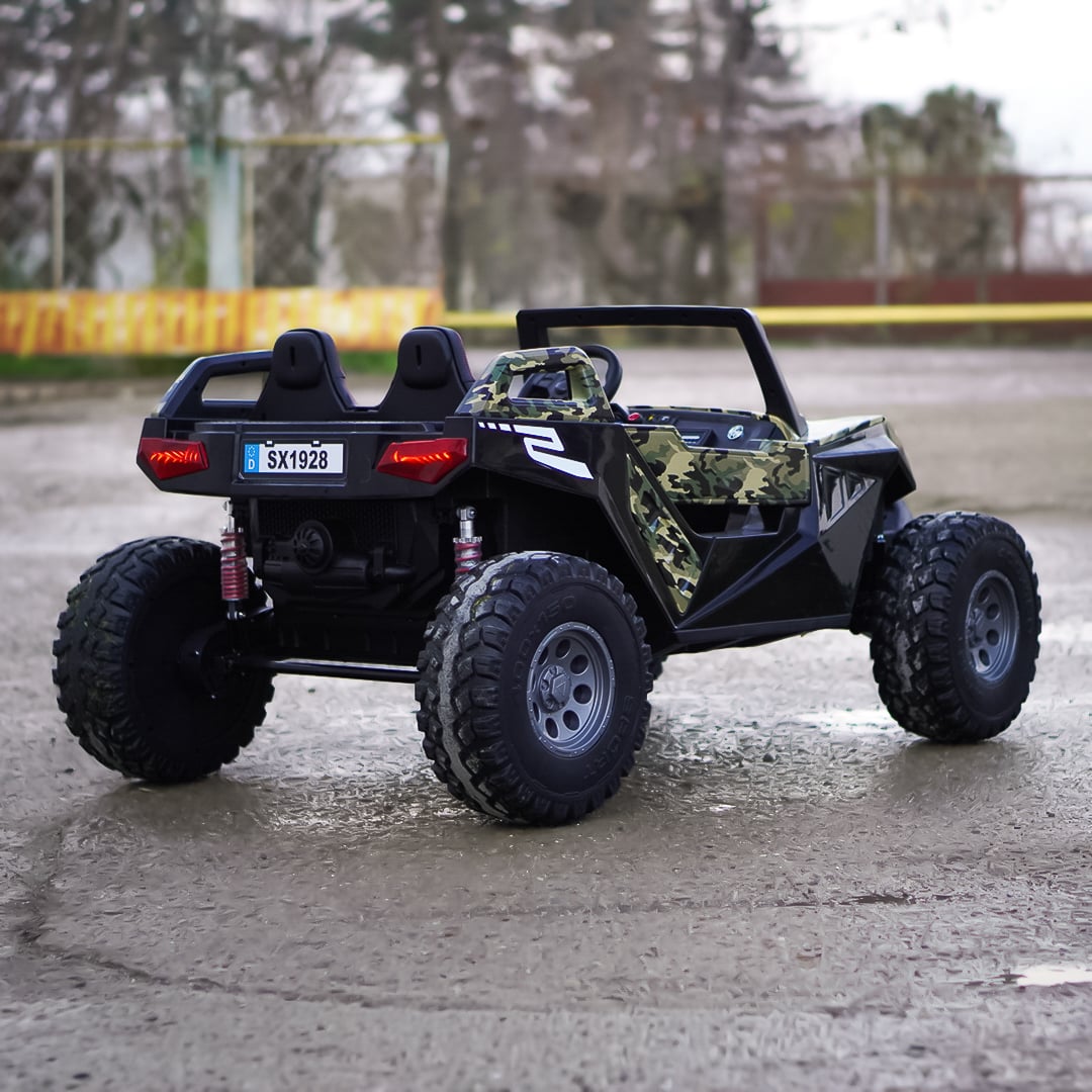 Buggy XXL UTV för Barn 500W 24V 14Ah Camo - Bild 4