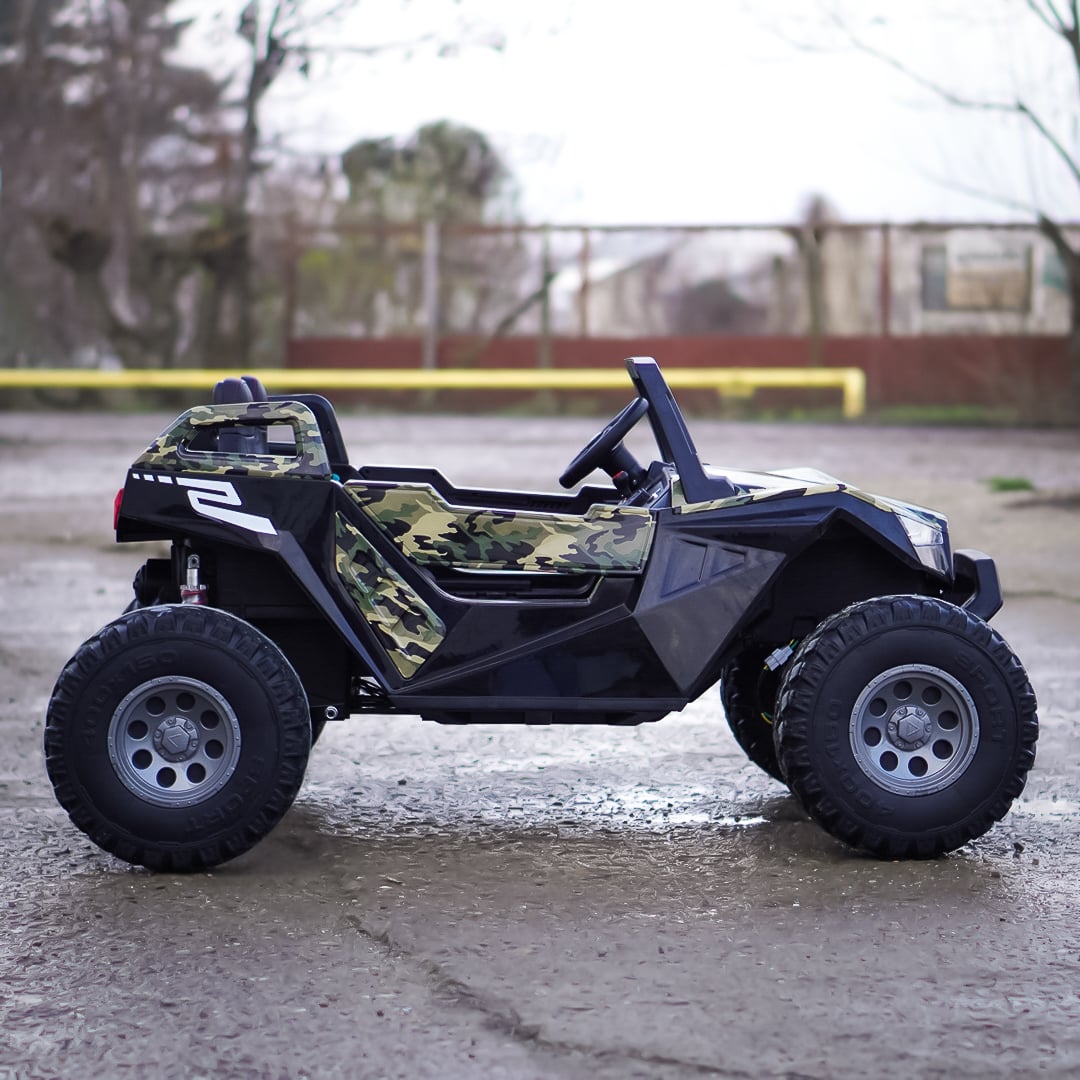 Buggy XXL UTV för Barn 500W 24V 14Ah Camo - Bild 6