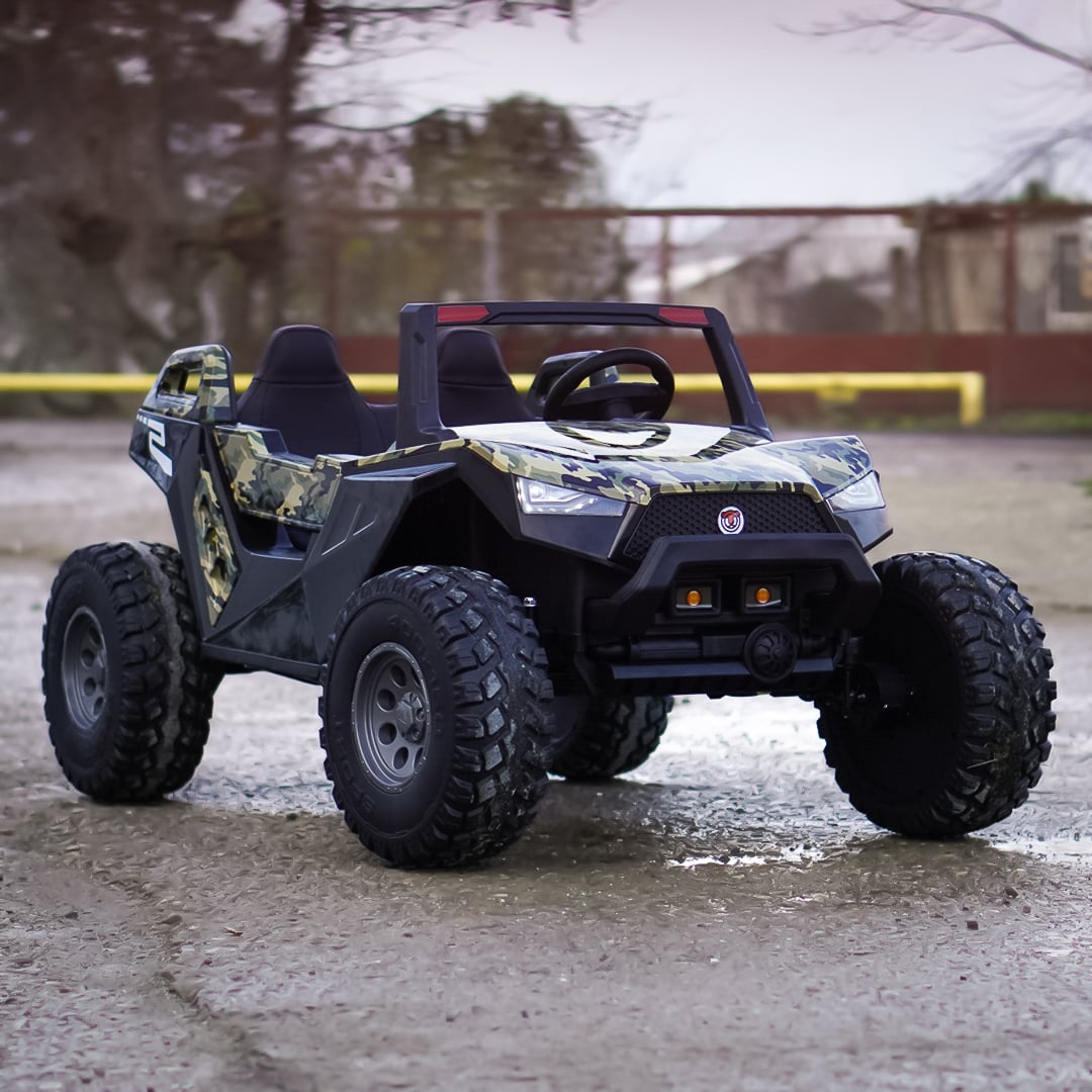 Buggy XXL UTV för Barn 500W 24V 14Ah Camo - Bild 7