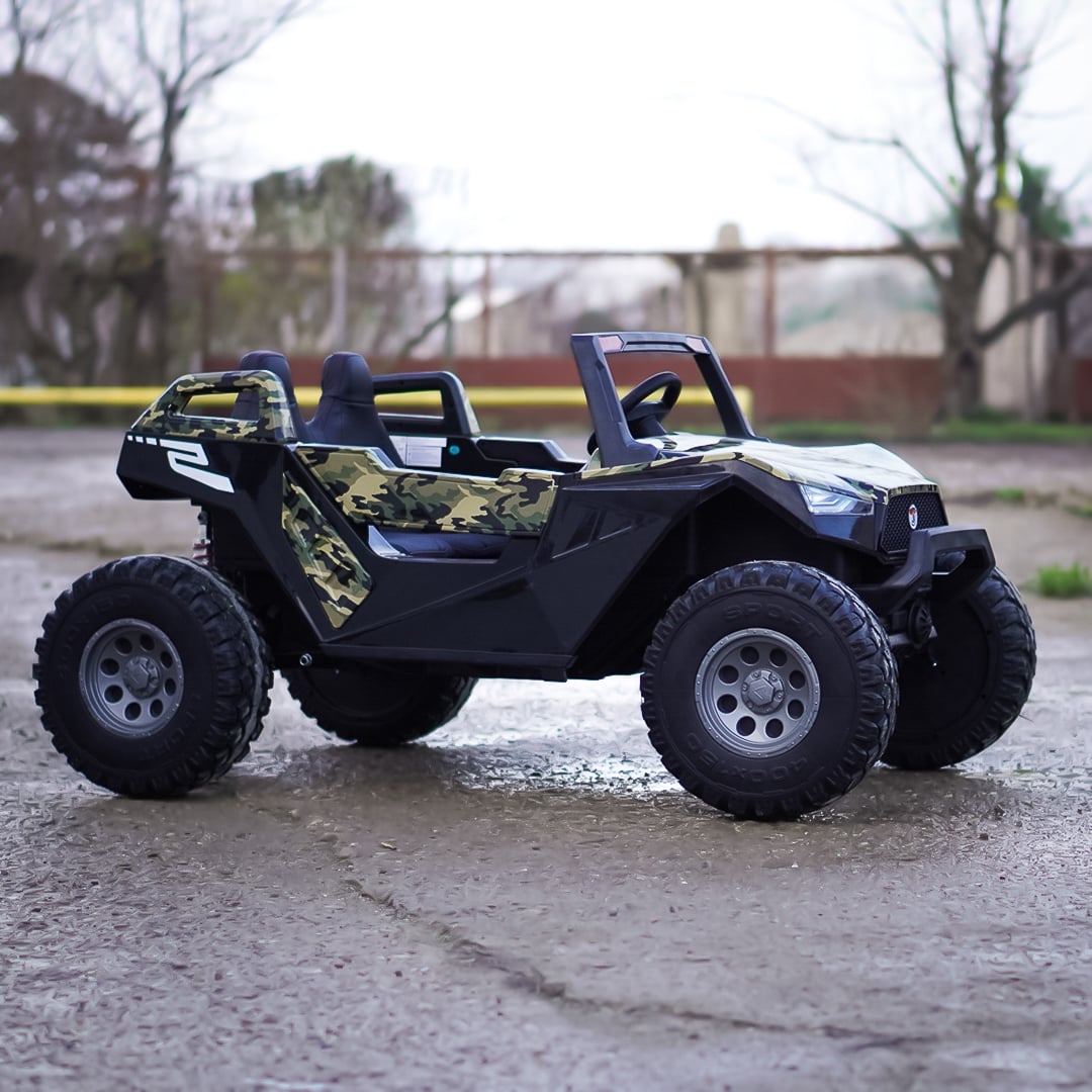 Buggy XXL UTV för Barn 500W 24V 14Ah Camo - Bild 3