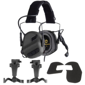 Earmor M32X PLUS hörselskydd Svart med ARC fästen